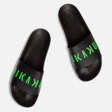 Black and Green Slides