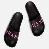 Black and Pink Slides