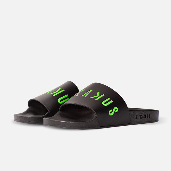 Black and Green Slides
